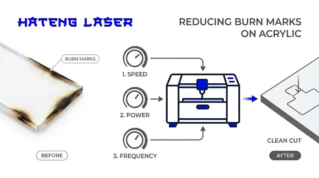 My Laser Machine Is Leaving Burn Marks On Acrylic — What Settings Should I Adjust?